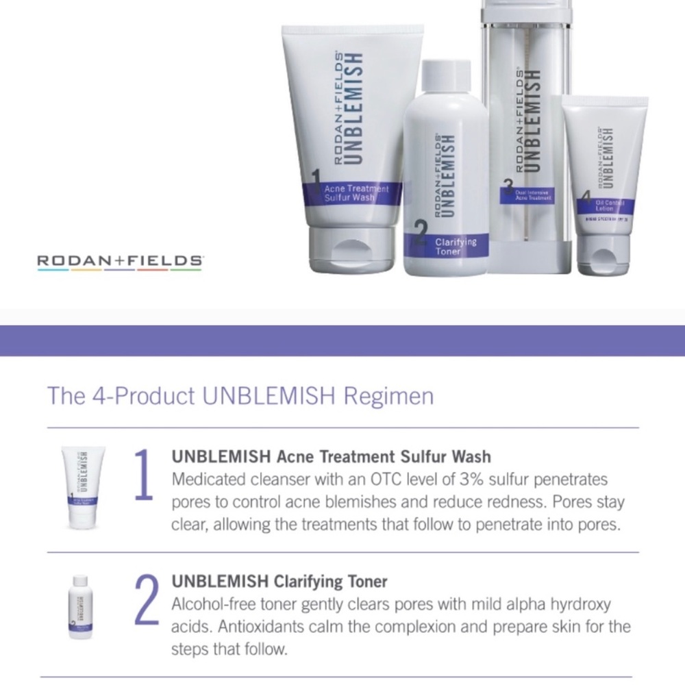 Rodan & Fields Unblemish Set